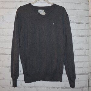 🌫️✨ Swell Men’s Gray Knit Sweater · Size XL